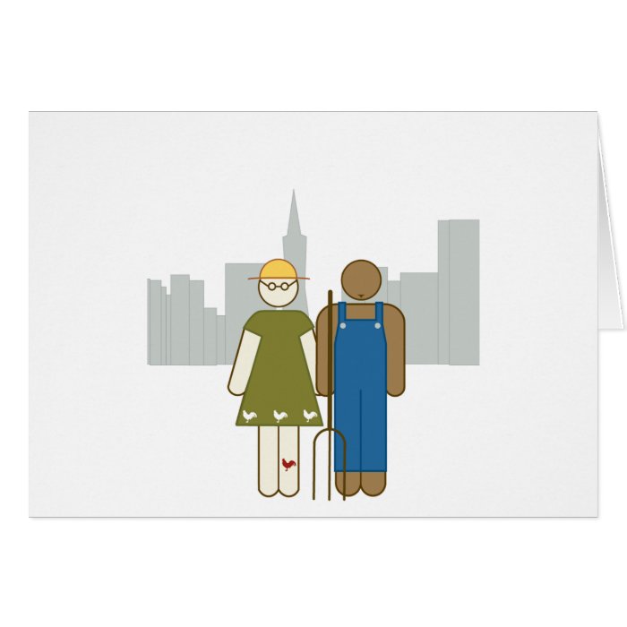 Amercian Farmer Greeting Card