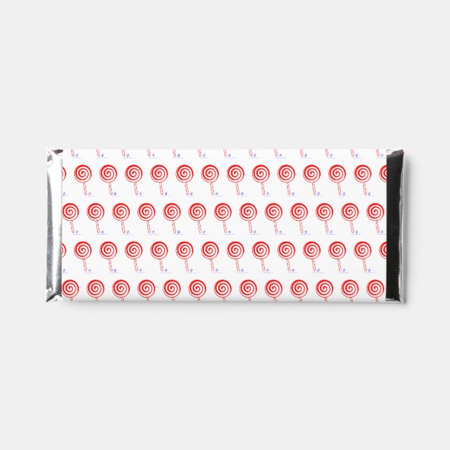 Ameri-Lollipops! I Patriotic Hershey Bar Favors (Front)