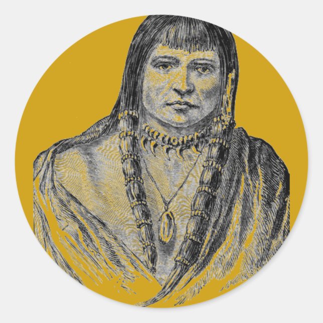 Amerian Indians Sticker (Front)