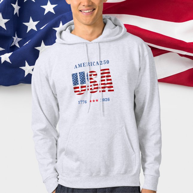 AMERICA250 1776-2026 Celebration Mens Hoodie (AMERICA250 1776-2026 Celebration Men's Hoodie)