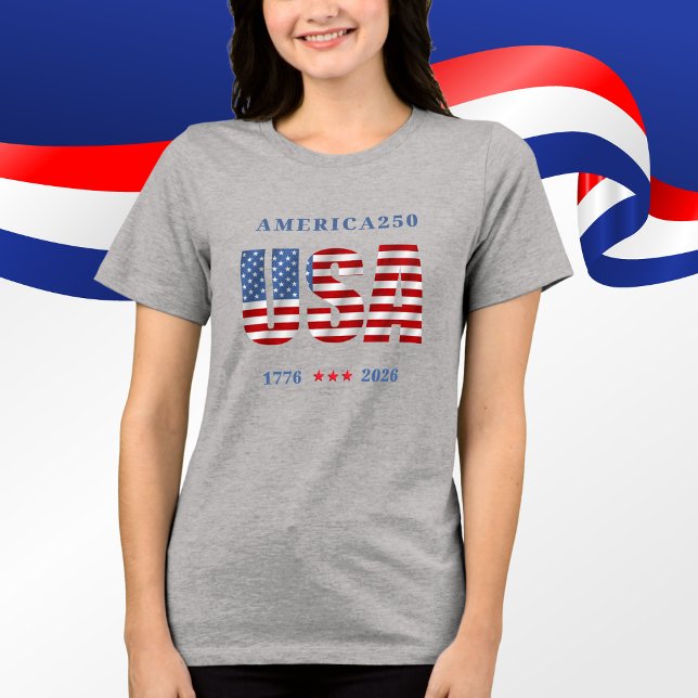 AMERICA250 1776-2026 Celebration Tri-Blend Shirt (AMERICA250 1776-2026 Celebration Tri-Blend Shirt)