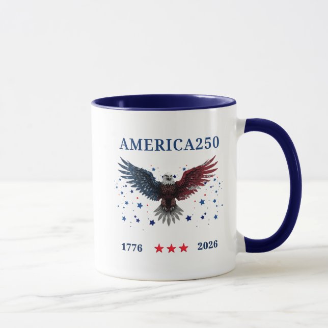 AMERICA250 Independence Day 1776 - 2026 Mug (Right)