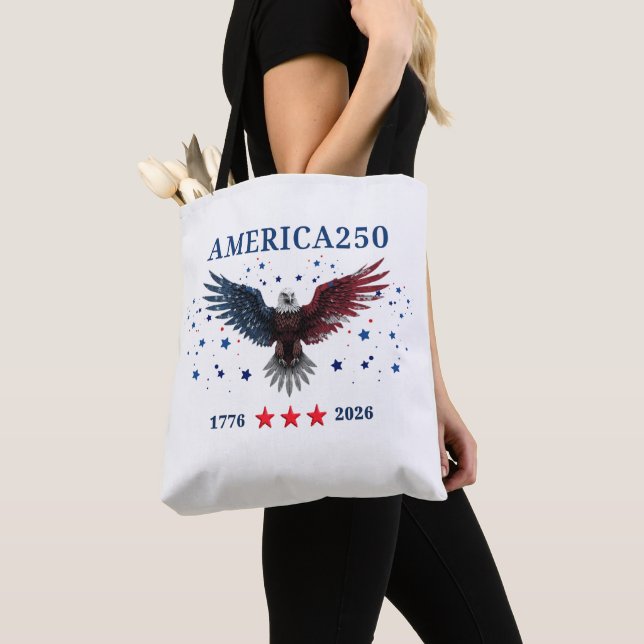 AMERICA250 Independence Day 1776 - 2026  Tote Bag (Close Up)