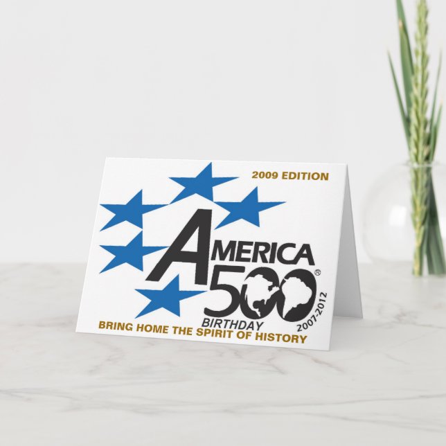 America500 Birthday  2009 Edition Bring Home The S Card (Front)