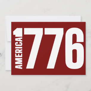 AMERICA 1776 INVITATION