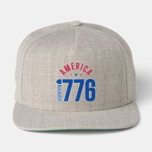 AMERICA 1776 year of freedom Snap Back Hat