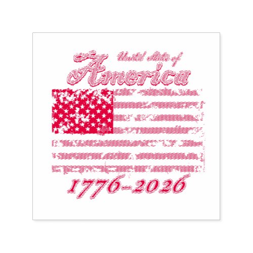 America 250 1776-2026 self-inking stamp