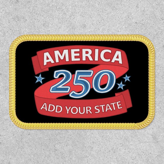 America 250 Add State Semiquincentennial Keepsake Patch (Front)
