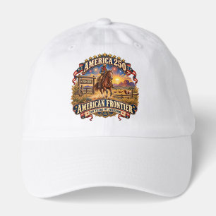 America 250 American Frontier 1776–2026 Vintage Ca Hat