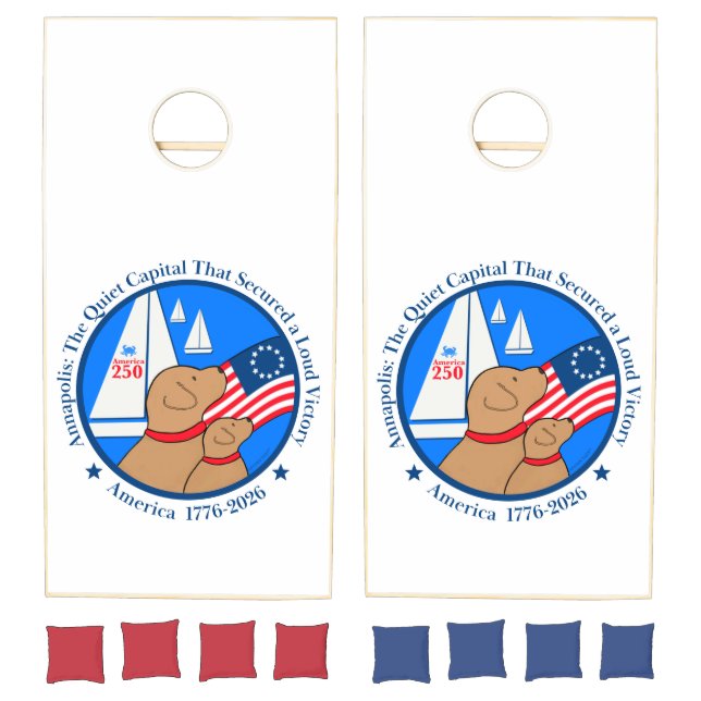 America 250 Annapolis Special Edition Cornhole Set (Set)