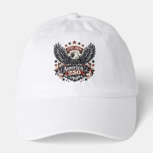 America 250 Bald Eagle 1776-2026 Patriotic Dad Hat