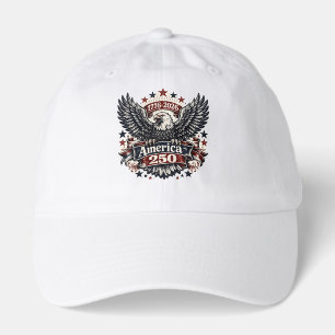 America 250 Bald Eagle 1776-2026 Patriotic Dad Hat
