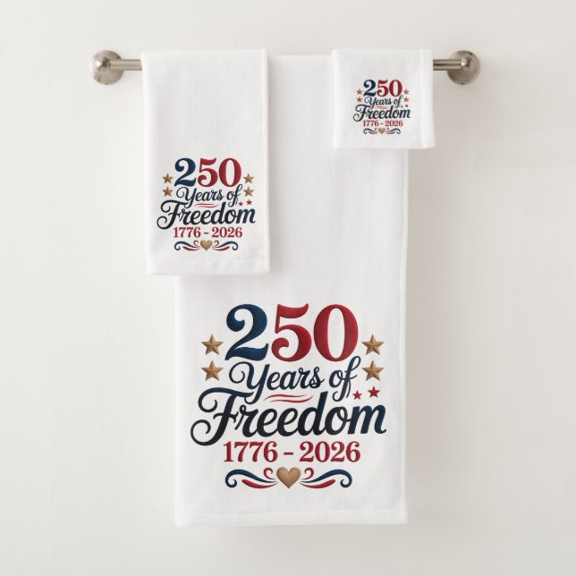 America 250 bath towel set (Insitu)