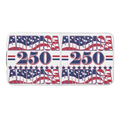 America 250 beer pong table