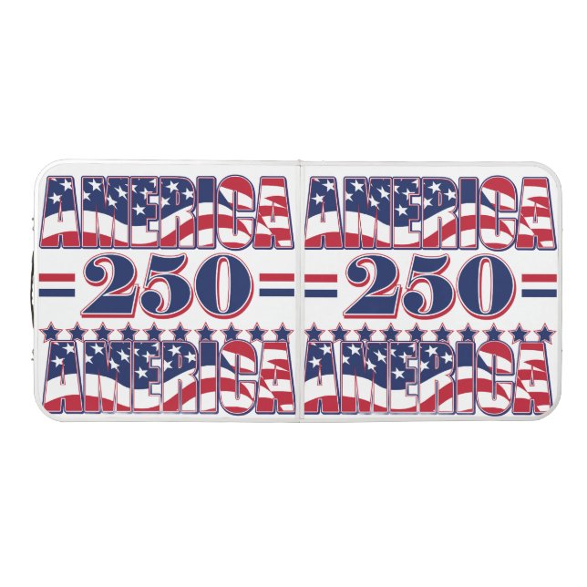 America 250 beer pong table (Top)