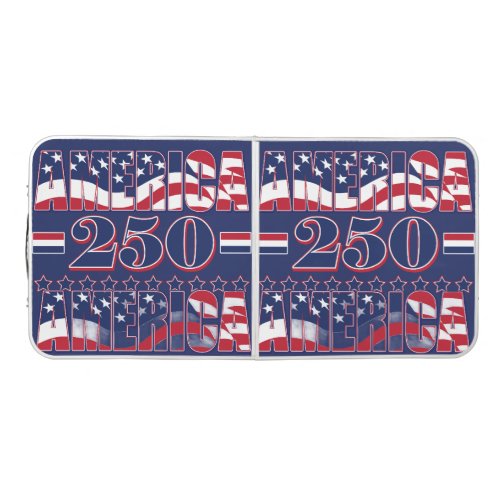 America 250 beer pong table