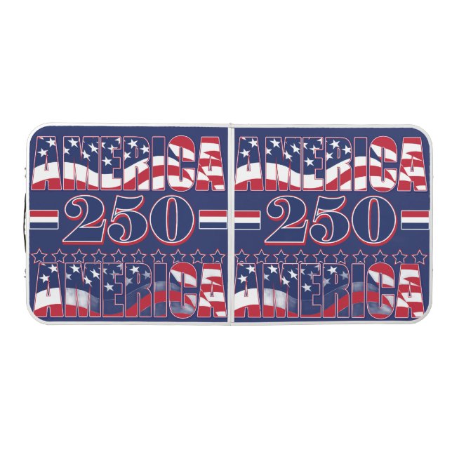 America 250 beer pong table (Top)
