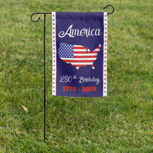 America 250 Birthday 1776-2026 Garden Flag