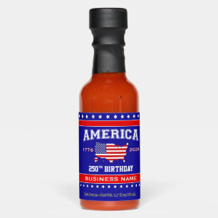 America 250 Birthday 1776-2026 Hot Sauces