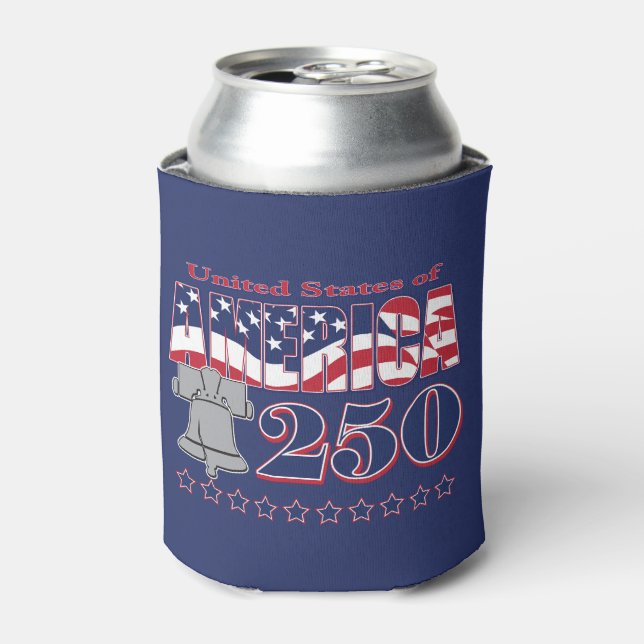 America 250 can cooler (Can Front)