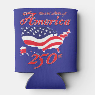 America 250 can cooler