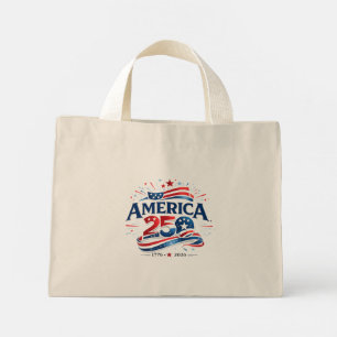 America 250 Celebration 1776–2026 Anniversary Mini Tote Bag