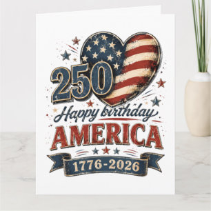 America 250 Celebration Card