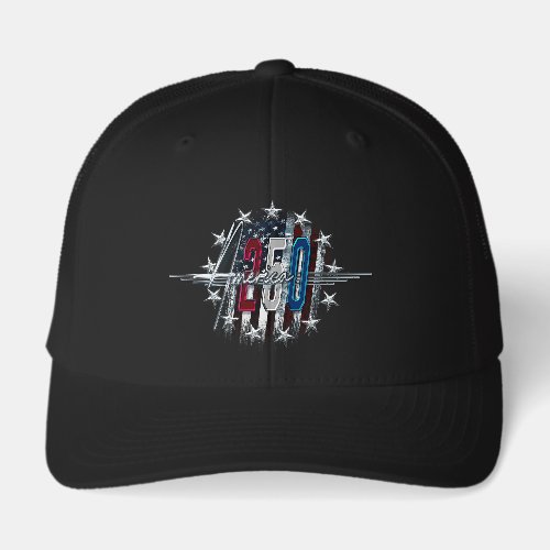 AMERICA 250 CLASSIC RETRO CHROME AMERICAN FLAG