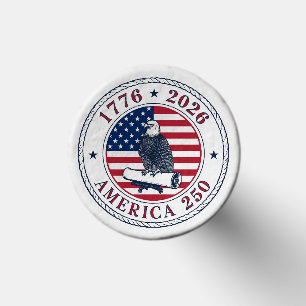 America 250 Commemorative Eagle Seal – 1776-2026  Golf Tees