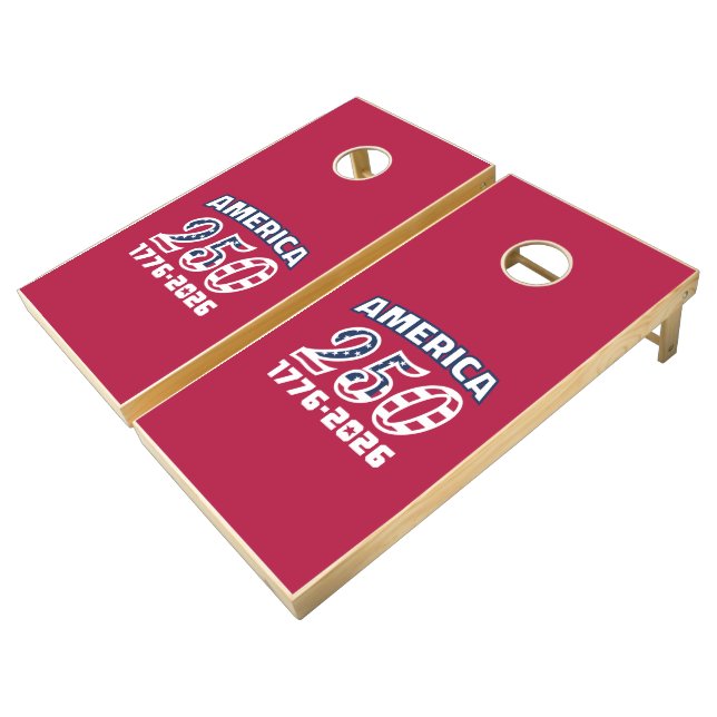 America 250 Cornhole Set (Angled)