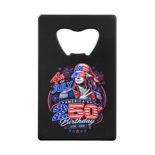 America 250 Deuce Credit Card Bottle Opener