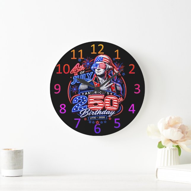 America 250 Deuce Large Clock (Home)