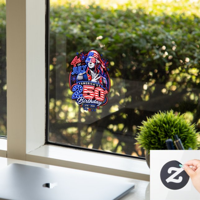 America 250 Deuce Window Cling (Office)