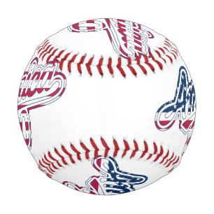 America 250 Flag Script Semiquincentennial Design Baseball