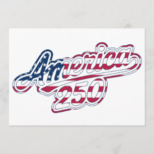 America 250 Flag Script Semiquincentennial Design Program