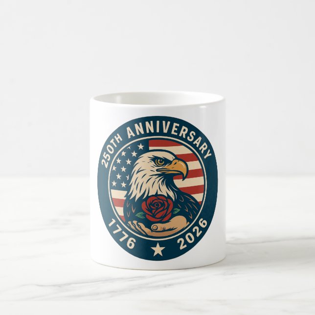 America 250: Honoring 250 Years of Independence Coffee Mug (Center)