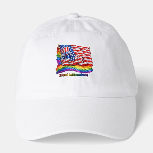America 250 LGBTQ Pride Hat (Front)