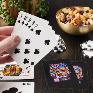 America 250 Lollipop Cow Poker Cards