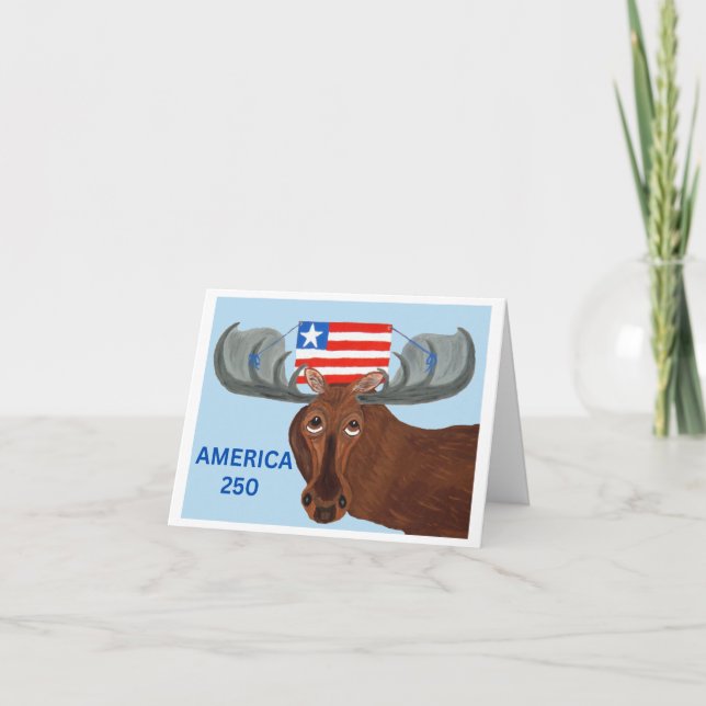  America 250 Moose Invitation (Front)