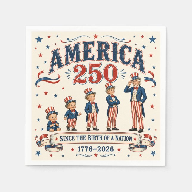 America 250  napkins (Front)