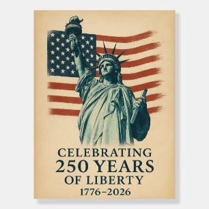America 250 Patriotic Liberty Celebration Event Foam Board