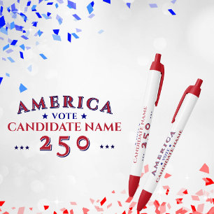 America 250 Political Election Campaign Candidate Pen