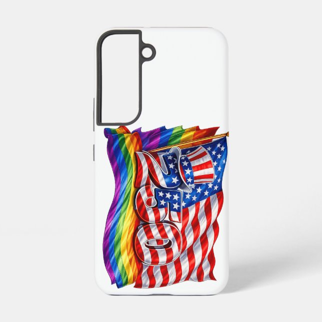 America 250 Pride Flag Galaxy S22 Case (Back)
