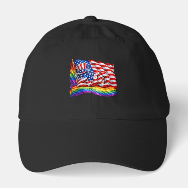 America 250 Pride Flag Hat (Front)