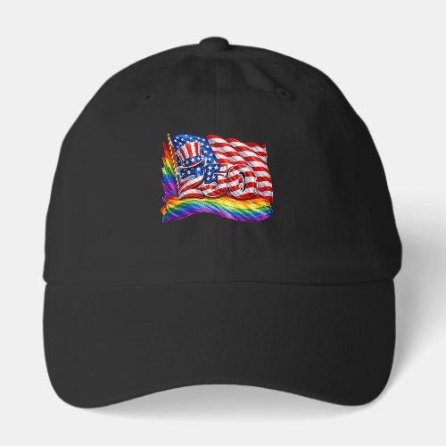 America 250 Pride Flag Hat