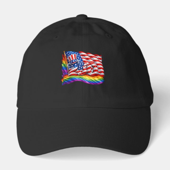 America 250 Pride Flag Hat (Front)