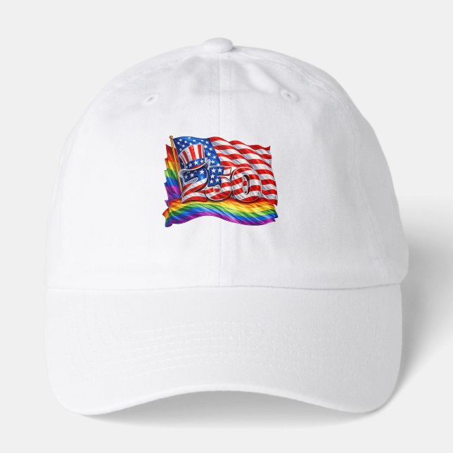 America 250 Pride Flag Hat (Front)