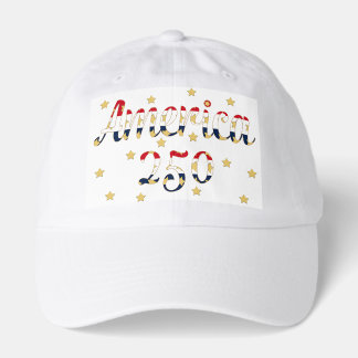 America 250 red white blue gold T-Shirt Hat