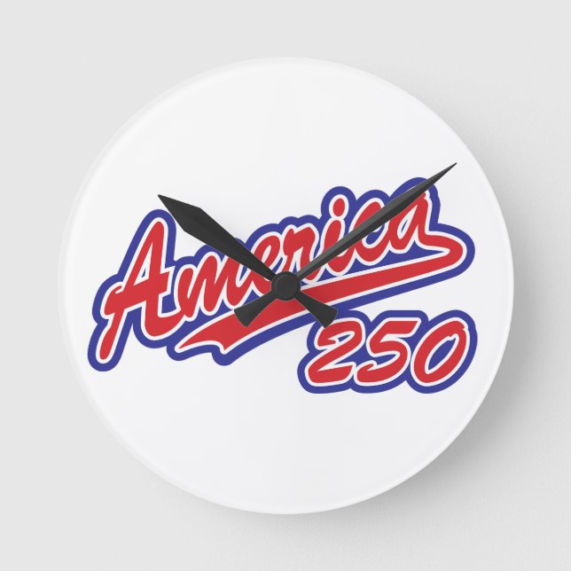 America 250 round clock (Front)