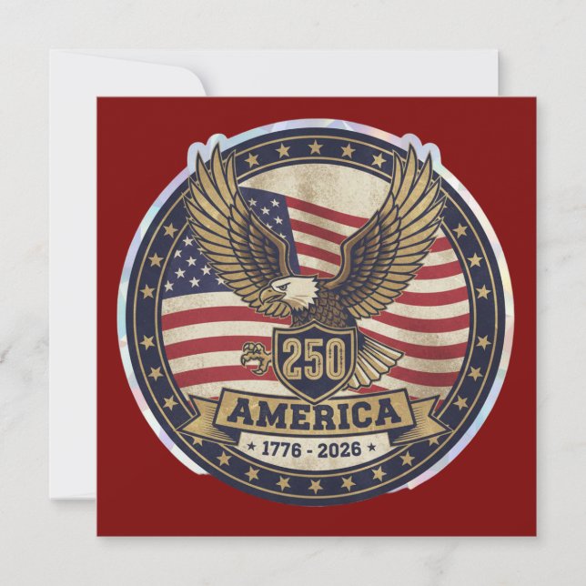 America 250  save the date (Front)